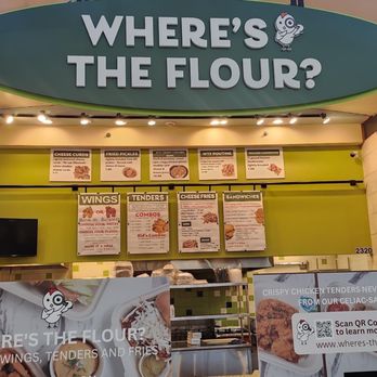 Where’s The Flour? - Sign inside Eden Prairie Mall for the business - Chicken Wings Near Me - Minneapolis, Minnesota Where’s The Flour? - Sign inside Eden Prairie Mall for the business - Chicken Wings Near Me - Minneapolis, Minnesota
