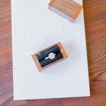 Deja & Co. - My custom rose gold ring! Better than I even imagined it! They give you a wax mold to see it 3D too before setting it in the metal. - Jewelry Near Me - Saratoga, California