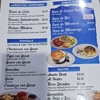 Alicia's Restaurant - Menu 1 - Salvadoran Near Me - Baton Rouge, Louisiana Alicia's Restaurant - Menu 1 - Salvadoran Near Me - Baton Rouge, Louisiana