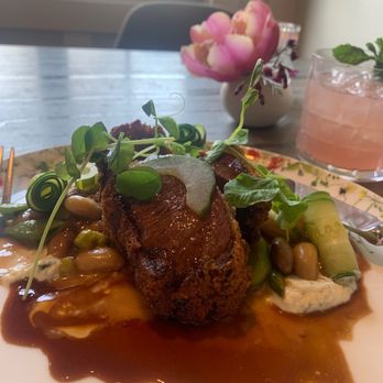 Dixboro Project - Lamb roulette with summer beans, cucumbers, & micro greens-very good. - Breakfast & Brunch Near Me - Ann Arbor, Michigan Dixboro Project - Lamb roulette with summer beans, cucumbers, & micro greens-very good. - Breakfast & Brunch Near Me - Ann Arbor, Michigan