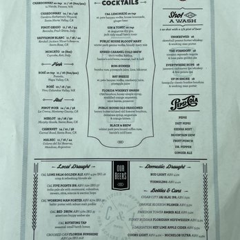Cask & Larder - Menu back - Southern Near Me - Orlando, Florida Cask & Larder - Menu back - Southern Near Me - Orlando, Florida
