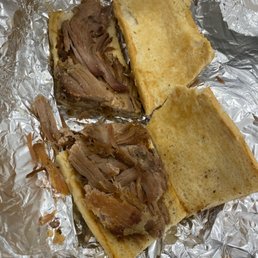Roasted pork sandwich