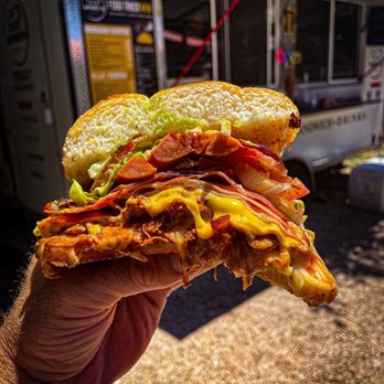 Monky’s Torta - Cubana Torta Follow me on Instagram @CheatDay_SA - Mexican Near Me - San Antonio, Texas