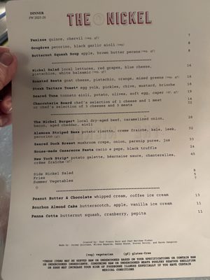 Menu photo 2 The Nickel Denver, CO Menu photo 2 The Nickel Denver, CO