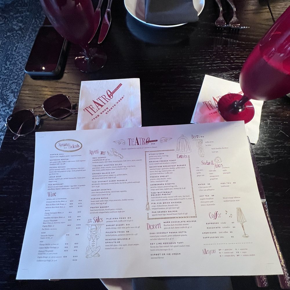 Teatro Restaurant - Menu - Spanish Near Me - Miami, Florida Teatro Restaurant - Menu - Spanish Near Me - Miami, Florida