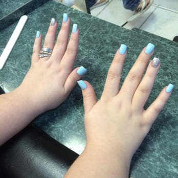 Empress Nails - Sky blue nails really pop. - Nail Salons Near Me - Houston, Texas Empress Nails - Sky blue nails really pop. - Nail Salons Near Me - Houston, Texas