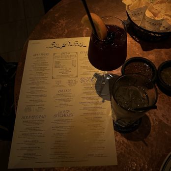 Las Palmas - Menu and Sangria - Mexican Near Me - Dallas, Texas