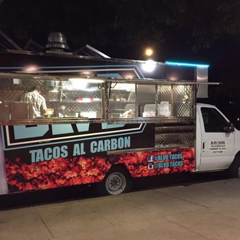 Blvd Tacos - a taco truck parked on the side of the road - Food Trucks Near Me - Long Beach, California