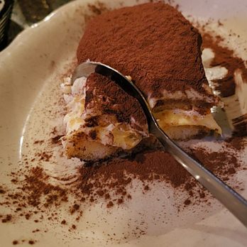 Sabatino's North - Rich & Creamy Tirimisu for dessert to end our Valentine dinner! - Italian Near Me - Derry, New Hampshire