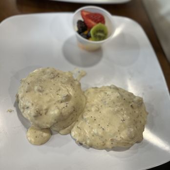 Mrs Rivers Bakery and Smokehouse Cafe - Biscuits and Gravy - Half Order - Bakeries Near Me - Sturtevant, Wisconsin Mrs Rivers Bakery and Smokehouse Cafe - Biscuits and Gravy - Half Order - Bakeries Near Me - Sturtevant, Wisconsin