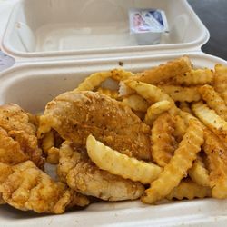 Where’s The Flour? - Chicken fingers and fries