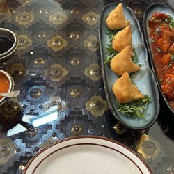 Delhi Belly Indian Bistro - Samosas & Sweet and Sweet & Sour Cauliflower