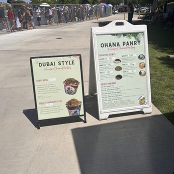 Ohana Pantry - Their menu - Acai Bowls Near Me - Clovis, California