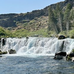 Earl M Hardy Box Canyon Springs Nature Preserve - This is Box Canyon Springs, a 20 foot waterfall on the Snake River.