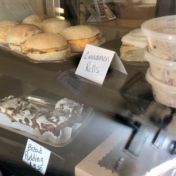 Amy & Co. Cafe - Only a few things in the case. - Cafes Near Me - Niagara Falls, New York
