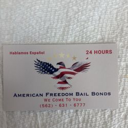 American Freedom Bail Bonds - Business card