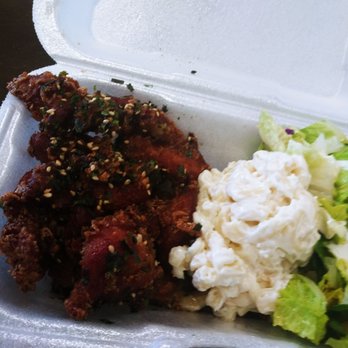 Joe's Grill Express - Mini furikake chicke with no rice, salad and mac salad - American Near Me - Honolulu, Hawaii Joe's Grill Express - Mini furikake chicke with no rice, salad and mac salad - American Near Me - Honolulu, Hawaii