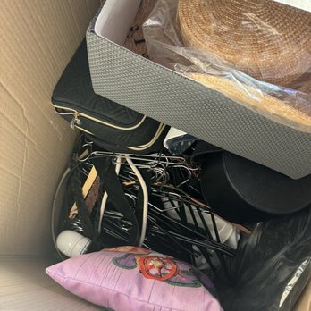 United Transportation - This box is literally 4 feet tall and just stuff thrown into it. - Movers Near Me - Paramount, California United Transportation - This box is literally 4 feet tall and just stuff thrown into it. - Movers Near Me - Paramount, California