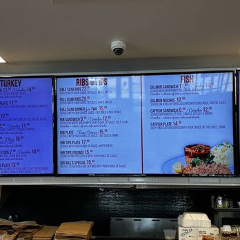 Big Bill's Bar-Be-Que - Menu - Barbeque Near Me - Memphis, Tennessee