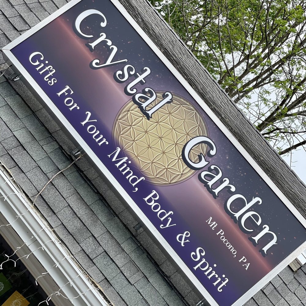 Crystal Garden - Front of parking lot - Spiritual Shop Near Me - Mount Pocono, Pennsylvania