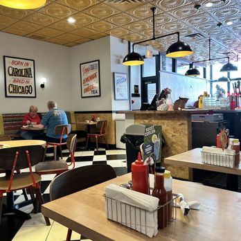 Roost Chicken & Biscuits - a restaurant with a checkered floor - American Near Me - Chicago, Illinois