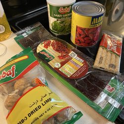 Banou International Foods - Dried limes, lavashak, ghormeh sabzi, red beans sesame snack