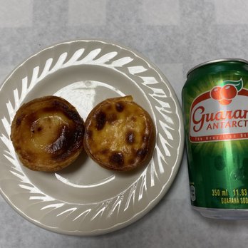 Bacalhau Grill - Cream Queijada (left), orange quijada - Portuguese Near Me - San Jose, California