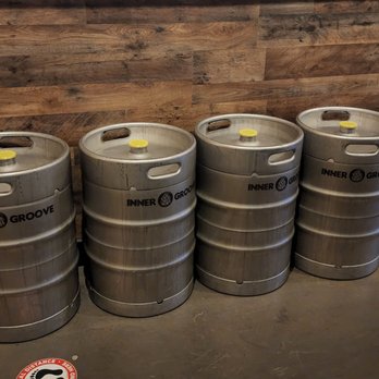 Inner Groove Brewing - a row of kegs - Breweries Near Me - Verona, Pennsylvania Inner Groove Brewing - a row of kegs - Breweries Near Me - Verona, Pennsylvania
