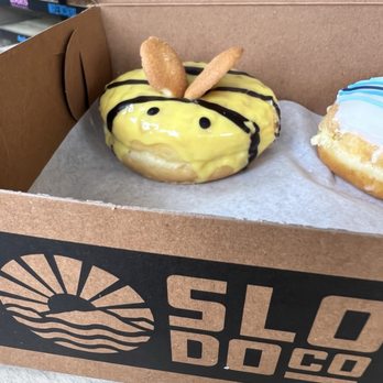SloDoCo Donuts - 4/30/25 FYI. Cool. Bumble bee donut - Donuts Near Me - San Luis Obispo, California