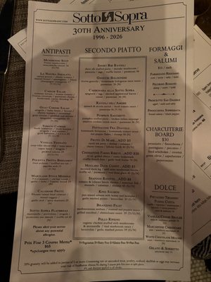 Menu photo 5 Sotto Sopra Baltimore, MD Menu photo 5 Sotto Sopra Baltimore, MD