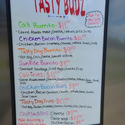 Tasty Budz - Weekend menu
