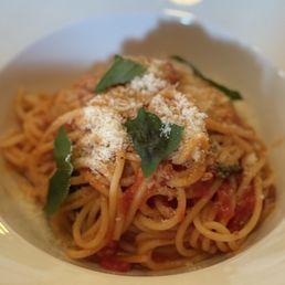 Spaghetti Pomodoro - parmigiano-reggiano ($26) Spaghetti Pomodoro - parmigiano-reggiano ($26)
