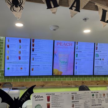 Tastea - Menu n counter - Coffee & Tea Near Me - Sunnyvale, California
