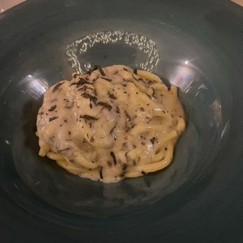La Buchetta - Special pasta prepared in Pecorino cheese wheel with black truffles. - Tuscan Near Me - Florence, FI