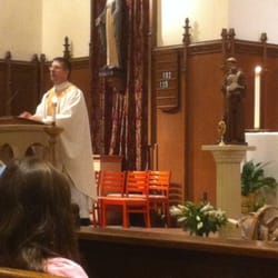 St Anthony's Catholic Church of Washington - Fr. Maurus Dolcic, TOR preaching at noon on the Feast Day of St. Anthony