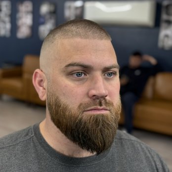 Hingham Barbershop - High bald fade and beard - Barbers Near Me - Hingham, Massachusetts