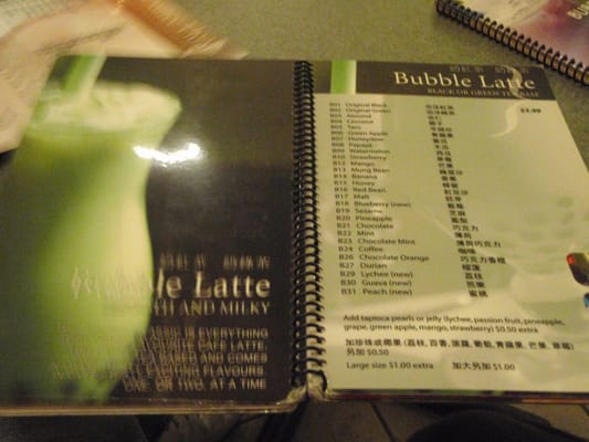 Menu photo 7 Bubblicity Tea Shop Ottawa, ON