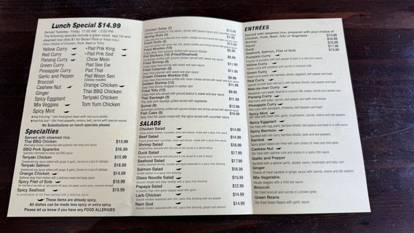 Menu photo 2 Pacific Rim Thai Kitchen Lawndale, CA Menu photo 2 Pacific Rim Thai Kitchen Lawndale, CA