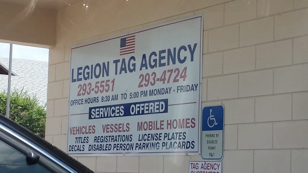 LEGION AUTO TAG AGENCY Updated October 2024 300 Avenue M NW, Winter