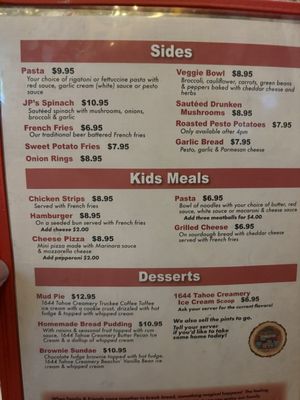 Menu photo 8 Pinocchio's Bar & Grill Reno, NV Menu photo 8 Pinocchio's Bar & Grill Reno, NV