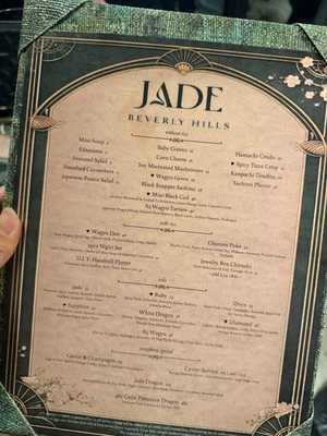 Menu photo 1 Jade Beverly Hills Beverly Hills, CA