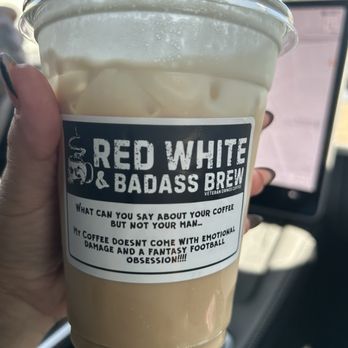 Red White and Badass Brew - Screwball - Coffee & Tea Near Me - La Mesa, California Red White and Badass Brew - Screwball - Coffee & Tea Near Me - La Mesa, California