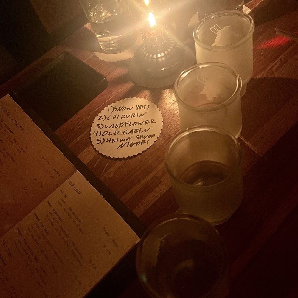 In Between Days - Sake flight - Cocktail Bars Near Me - St. Petersburg, Florida In Between Days - Sake flight - Cocktail Bars Near Me - St. Petersburg, Florida