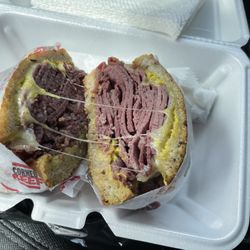Speedy's Grub Shack - Hot corned beef, regular 10.59. I paid cash save the surcharge. GREAT SANDO