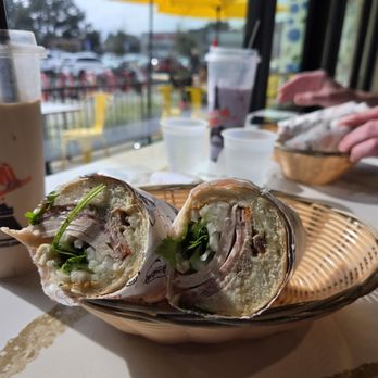 Paris Banh Mi - Special combo bahn mi baguette,  Milk Tea - Sandwiches Near Me - Davis, California