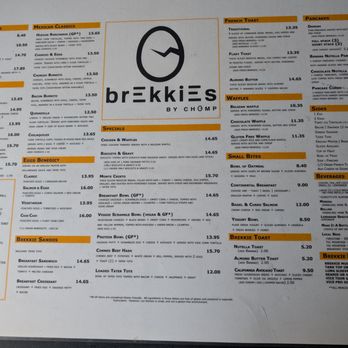 Brekkies - Menu - Breakfast & Brunch Near Me - Solvang, California