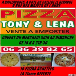 pizza tony lena baillargues