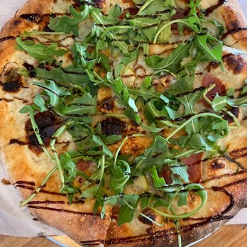 Oak Wood Fire Kitchen - Arugula and prosciutto pizza - Pizza Near Me - Draper, Utah Oak Wood Fire Kitchen - Arugula and prosciutto pizza - Pizza Near Me - Draper, Utah