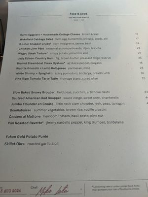 Menu photo 6 FIG Charleston, SC Menu photo 6 FIG Charleston, SC