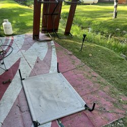 Mesa Campground - WTF! They cut the grass on a different day (they always cut it on the same day) and leave this mess!!